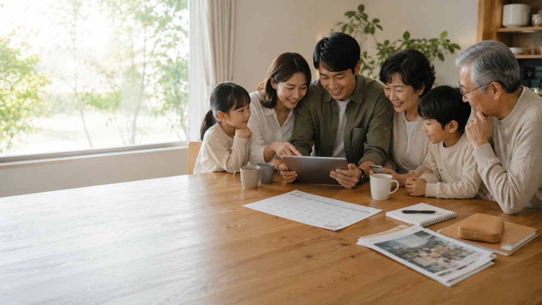 Japan's booking culture and getting a big family ready (AI-generated image)