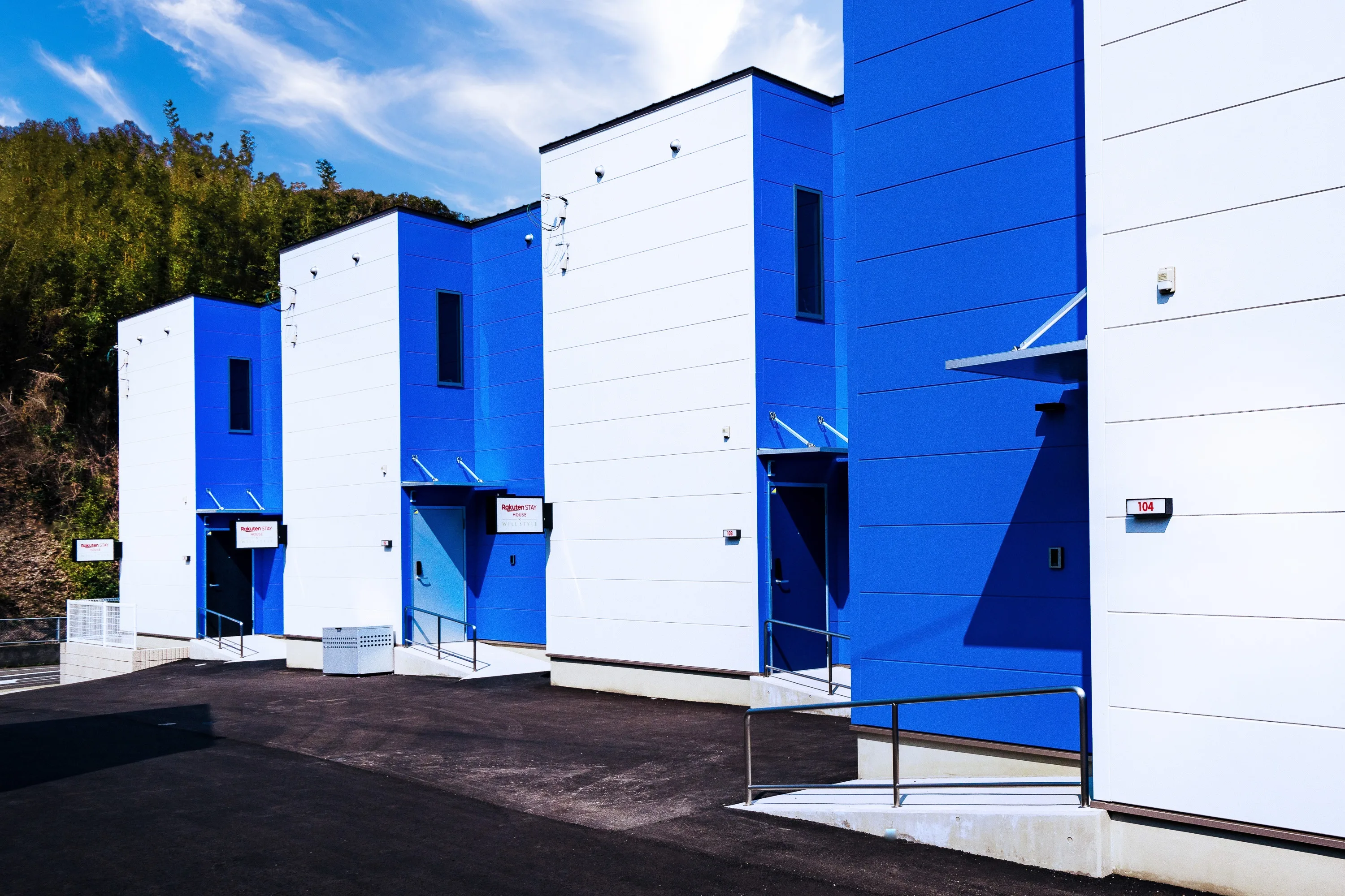 Rakuten STAY HOUSE x WILL STYLE Sasebo, the exterior of the whole-house rental (photo supplied by Rakuten Travel)
